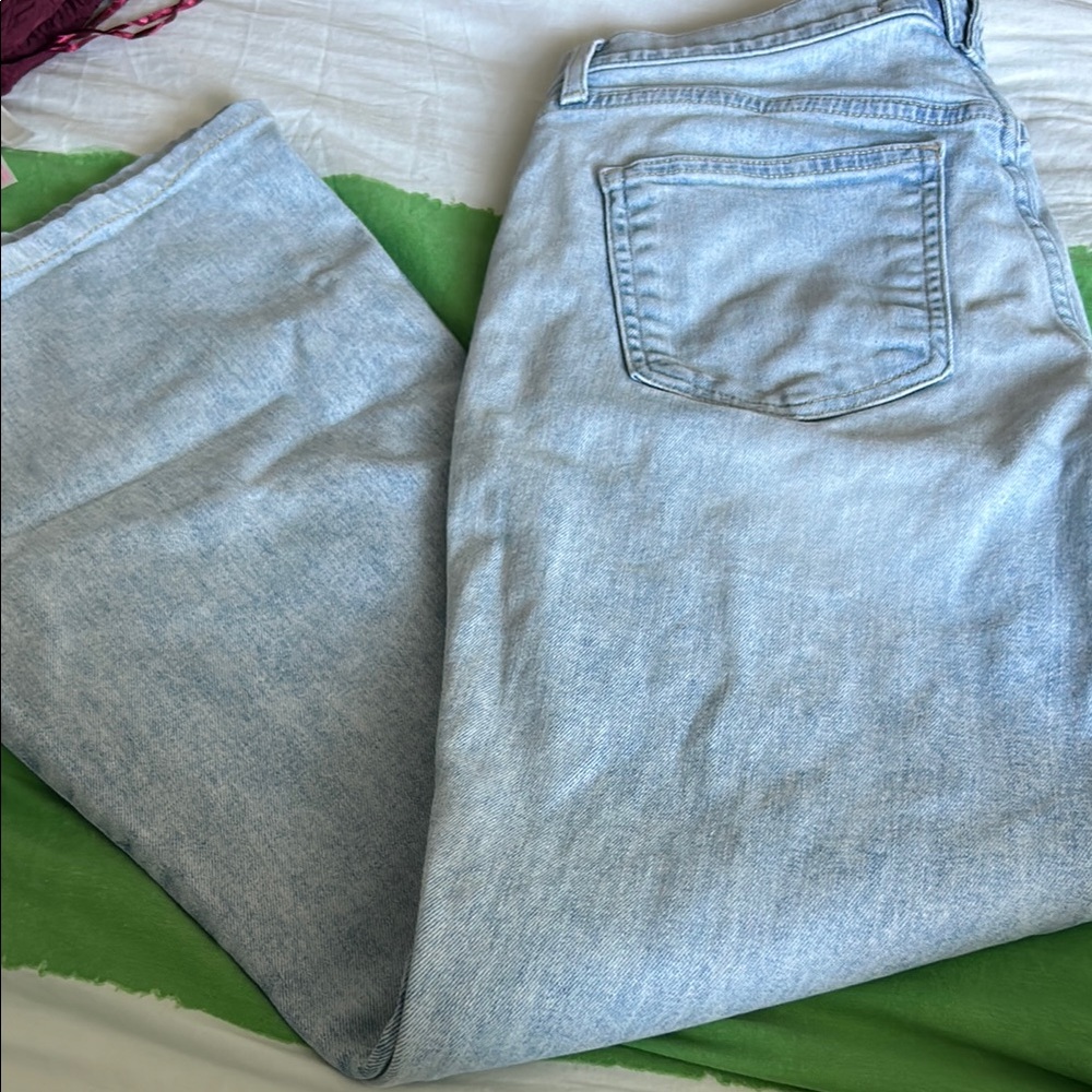 Light Blue Women's Jeans Veronica beard exaggerated flare size 28 preloved
